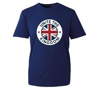 British Gift, Unity and Pride British T-Shirt, UTK Unite The Kingdom T-Shirt, Patriotic England UK Pride Shirt, Unisex Kids Adult Tee Top(Navy, S)