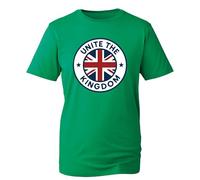 British Gift, Unity and Pride British T-Shirt, UTK Unite The Kingdom T-Shirt, Patriotic England UK Pride Shirt, Unisex Kids Adult Tee Top(Kelly Green, 4XL)