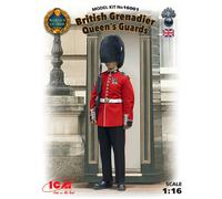 British Grenadier Queen's Guards (100% New Molds) 1:16 Figure Plastic Model Kit