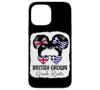 British Grown Greek Roots Girl Britain Greece Heritage Case for iPhone 13 Pro Max