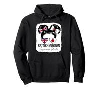 British Grown Japanese Roots Girl Britain Japan Heritage Pullover Hoodie