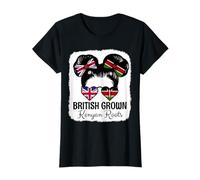 British Grown Kenyan Roots Girl Britain Kenya Heritage T-Shirt