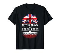 British Grown Polish Roots Heritage T-Shirt