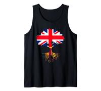 British Grown Sri Lankan Roots England And Sri Lanka Pride Tank Top