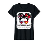 British Grown Vietnamese Roots Girl Britain Vietnam Heritage T-Shirt