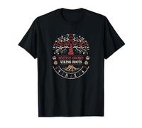 British Grown Viking roots British Flag Runic Circle T-Shirt