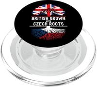 British Grown with Czech Roots Heritage PopSockets PopGrip for MagSafe