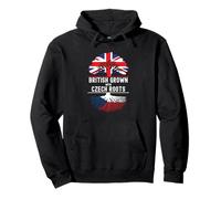 British Grown with Czech Roots Heritage Pullover Hoodie