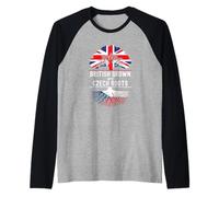 British Grown with Czech Roots Heritage Raglan Baseball Tee