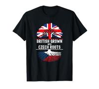 British Grown with Czech Roots Heritage T-Shirt
