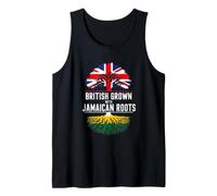 British Grown with Jamaican Roots Heritage Tank Top