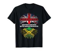 British Grown with Jamaican Roots, Jamaica English Heritage T-Shirt