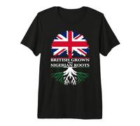 British Grown with Nigerian Roots Premium T-Shirt