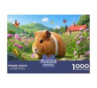 British Guinea Pig 1000 Piece Jigsaw Puzzles for Adults Challenging for Challenging Family Activity Games Colorful for Home Decor Gifts 38x26cm/1000pcs