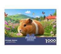 British Guinea Pig1000Pieces JigsawPuzzlesanimal ForAdults Challenging Brainteasing Age12+byth HomeDecoration Brainteasing Adults Jigsaw Puzzle 38x26cm/1000pcs