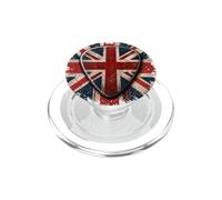 British Guitar Pick Union Jack Guitarist Vintage Music PopSockets PopGrip for MagSafe