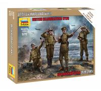 British Headquarter WWII 1:72 Figure Plastic Model Kit ZVEZDA