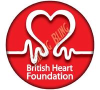 BRITISH HEART FOUNDATION CHARITY 7.5 inch Icing Cake Topper Design by Baking Bling