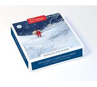 British Heart Foundation Santa In The Snow Pack of 20 Charity Christmas Cards with White Envelopes