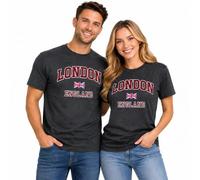 British Heritage Brands LE105CM Unisex London England Applique Embroidery T Shirt