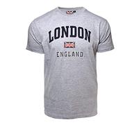 British Heritage Brands LE105GN Unisex London England Applique Embroidery T Shirt