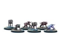 British Heritage Modiphius Entertainment | Fallout Wasteland Warfare | Creatures: Mongrel Scavenging Pack | Miniatures | Unpainted