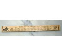 British History Ruler, 1 side Kings & Queens 1 side cms and inches