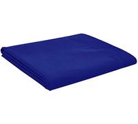 British Home Bedding - Plain Polycotton Percale Flat Bed Sheets - Premium Deluxe Hotel Quality (Royal Blue, Double)