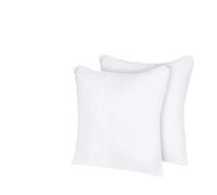 British Home Bedding Set of 2 Square Hollow Fibre Cushion Inserts, 40cm x40cm Inners Fillers Stuffer Multi Pack (Pack of 2-16"x16")
