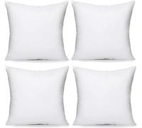 British Home Bedding Square Hollow Fibre Cushion Pads, Inners Fillers Inserts Multi-Pack 18" x 18" (45cm x 45cm),(Pack of 6)