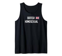 British Homosexual - Cute Gay Gifts for Men and Women Tank Top
