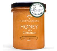 British Honey with Cinnamon - Raw, Pure & Natural | Unpasteurised Honey with Ceylon Cinnamon (240g) - Certified Authentic, 0% Added Sugar