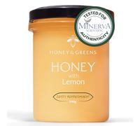 British Honey with Lemon - Raw, Pure & Natural | Unpasteurised Honey with Lemon (240g) - Certified Authentic, 0% Added Sugar