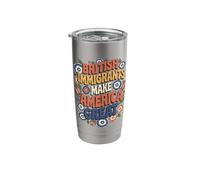 British Immigrants Make America Great Stainless Steel Insulated Tumbler