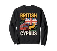 British In Cyprus Expat Mouflon Paphos Larnaca Sweatshirt