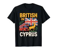British in Cyprus Expat Mouflon Paphos Larnaca T-Shirt