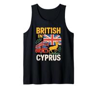 British in Cyprus Expat Mouflon Paphos Larnaca Tank Top