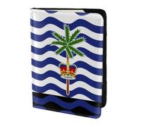 British Indian Ocean Territory Flag Print Passport Holder Travel Document Cover Wallet