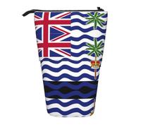 British Indian Ocean Territory Flag Print Telescopic Standing Pencil Pouch