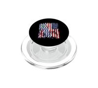 British Indian Ocean Territory USA Flag Distressed PopSockets PopGrip for MagSafe