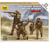 British Infantry 1939-1942 Plastic Kit 1:72 Model ZVEZDA