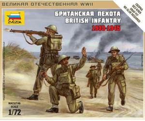 British Infantry 1939-1942 Plastic Kit 1:72 Model ZVEZDA