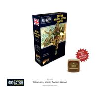 Warlord Games British Army Infantry Section (Winter) 28mm Scale Metal Miniatures for Bolt Action Highly Detailed World War 2 Miniatures for Table-top Wargaming