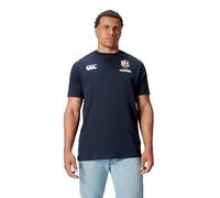 British & Irish Lions Canterbury Men's Official Canterbury Cotton Rugby Jersey Tee | Short Sleeve T-Shirt, Dark Sapphire, M