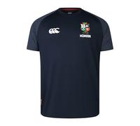 British & Irish Lions Canterbury Men's Official Canterbury Everest T-Shirt | Rugby Tee | Quick Dry | Technical T-Shirt, Dark Sapphire, M