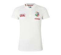 British & Irish Lions Canterbury Women's Official Canterbury Polo Shirt | Breathable | Moisture Wicking, Egret, 16