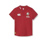 British & Irish Lions Women's Canterbury 2025 Polo, Red Dahlia, 18