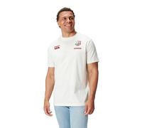 British & Irish Lions Men's Canterbury 2025 Cotton Rugby Jersey Tee, Egret, 4XL