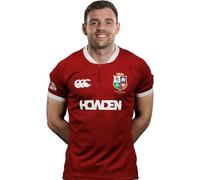 British & Irish Lions Men's Canterbury 2025 Players Rugby Jersey, Red Dahlia, L