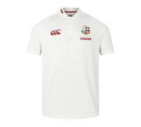 British & Irish Lions Men's Canterbury 2025 Polo, Egret, 4XL